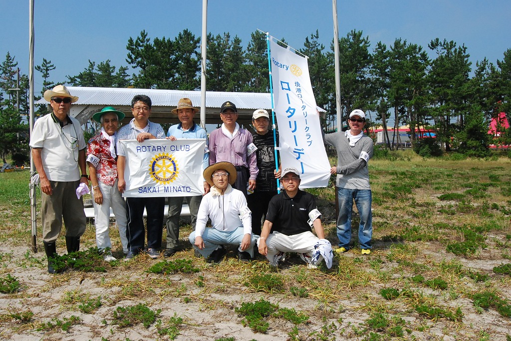 第11回白砂青松アダプトプログラム　草刈り清掃実施